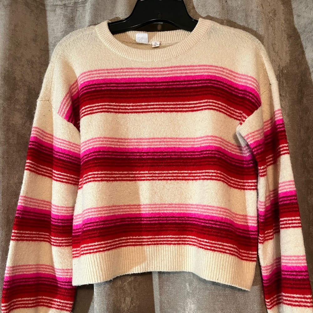 GAP Sweater Striped Retro Girls Small